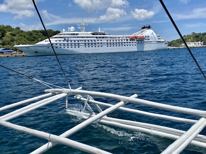 Star Breeze at Coron Island , Philippines whilst returning from an excellent snorkelling tour on a local outrigger
