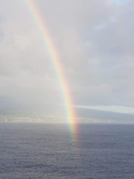 Rainbow from our balcony!
