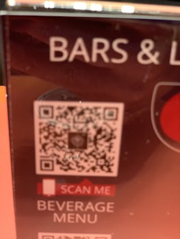 All of the menu are QR code’s now. Bring your smart phone!