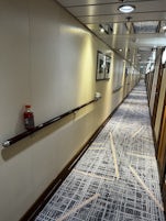 Hallway on deck 8 Starboard (right) side of ship.