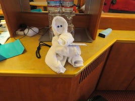 Our baby towel animal