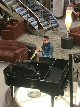Musician in the Atrium