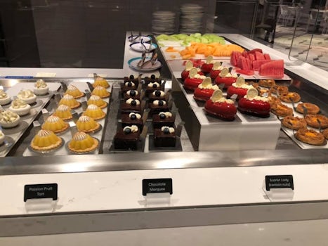 Delicious desserts in the Galley!