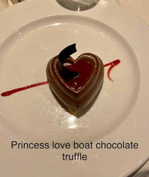 Princess love boat chocolate truffle