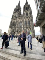 The reviewer at the Cologne Cathedral.