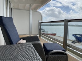 Balcony of Q4 cabin