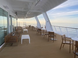 Outside area at stern on deck 2 