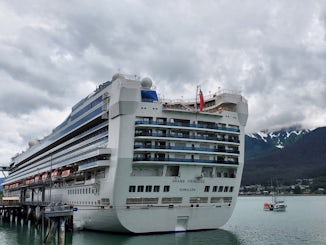 At port in Juneau