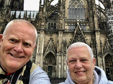 Outside of the Cologne Cathedral.