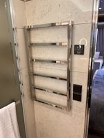 Towel heater in-suite bathroom