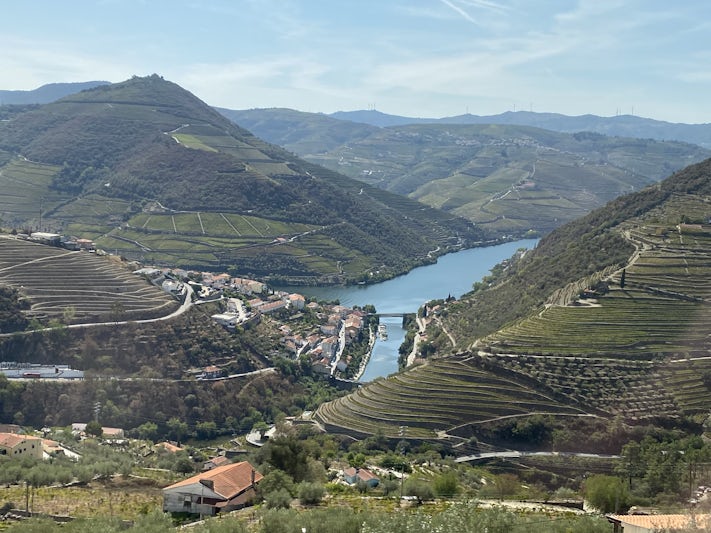Looking down on the Douro from one of the villages we visited