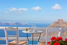 Greek coffee with a view! 