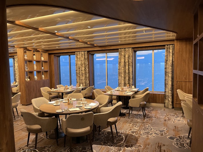The Dining Room, one of two places to eat on the ship.