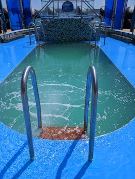 The gross state of serenity pool the entire 8 day journey. People were using it the entire time too. No thank you!