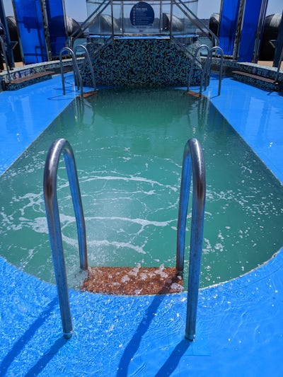 The gross state of serenity pool the entire 8 day journey. People were using it the entire time too. No thank you!