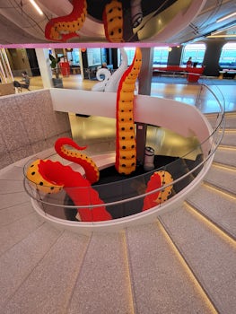 Atrium staircase