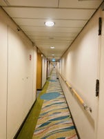 Hallway to the room 