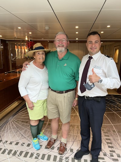 Picture with the Cruise Director. 