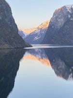 Picture of fjord in Flam, Norway