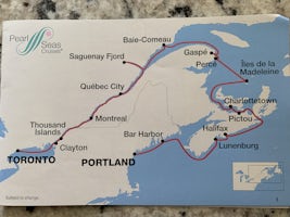 Portland to Toronto Route