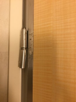 This is the bathroom door that didn’t close in the Grills