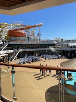 Embarkation day on deck.