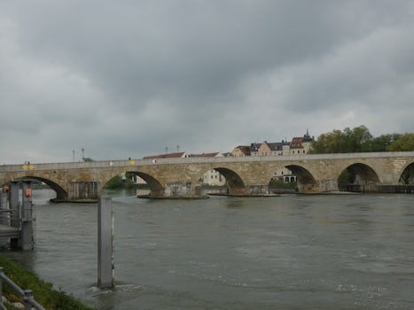 900 year old bridge in Regensburg