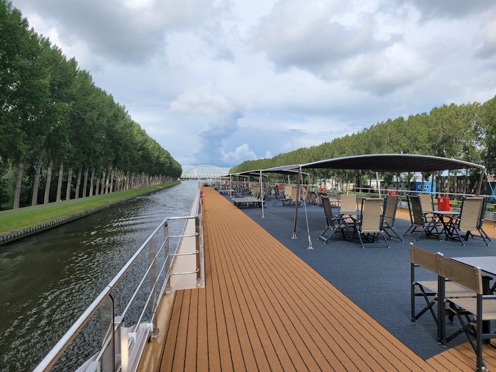 Top deck, shores of the Netherlands 
