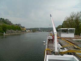 Upper deck closed off for 5 days during Rhein Mein canal.