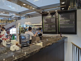 Atrium Cafe served the same Starbucks like other NCL ships do without a rebranding.