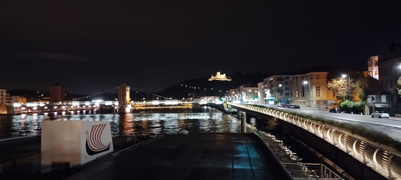 Leaving Lyon at night