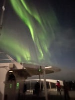 Lights seen on a rough night near Tromso
