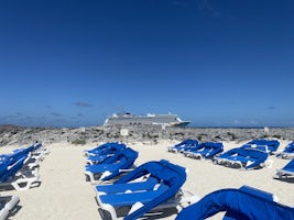 NCL's Great Stirrup Cay -- seen here on a quiet day as part of a February 2022 sailing. 