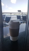 Great coffee in the coffee bar on deck 9