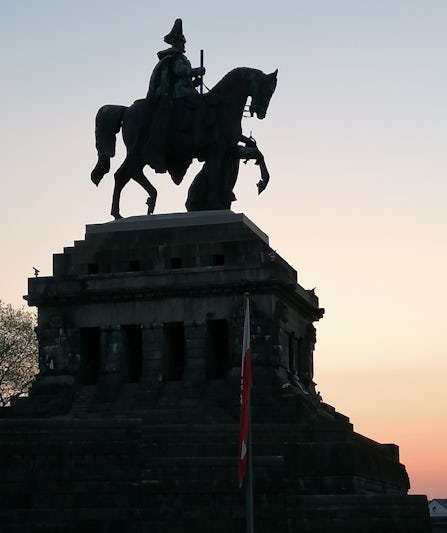 Kaiser Wilhelm I statue at Koblenz
