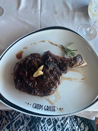 Steak at Chops