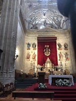 The altar in the new cathedral in Salamanca 