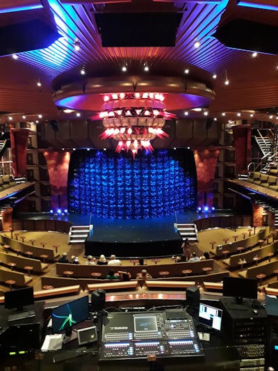 Ship's theater, seen from the control booth.