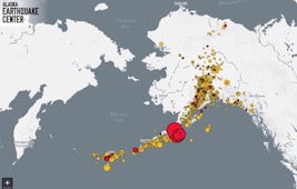 8.2 Earthquake 700 miles from Glacier Bay, August 29, Tsunami warnings  posted but cancelled..