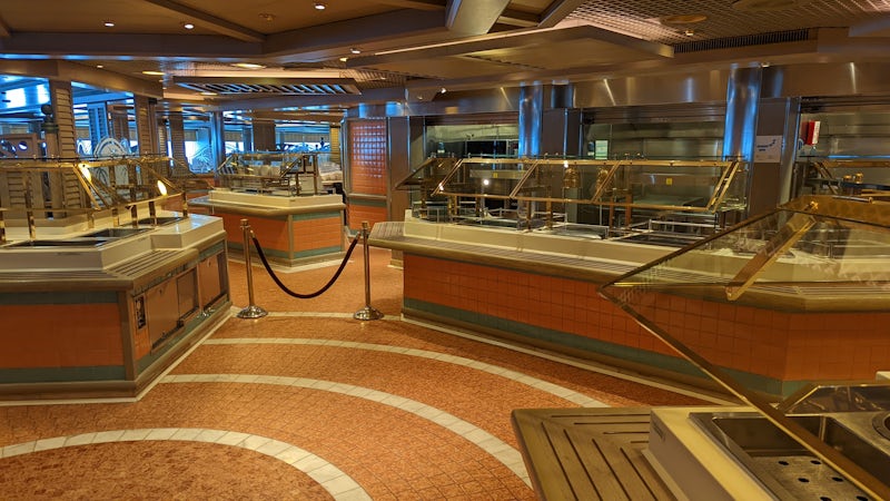 Cafe caribe never opened the entire cruise