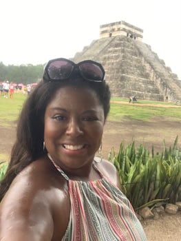 One of the Seven Wonders of the World!
Chichen Itza Excursion - can you tell it rained?