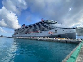Scarlet Lady docked at Nassau