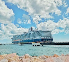 MS Koningsdam In Kralendijk, Bonaire Caribbean Netherlands on my cruise 