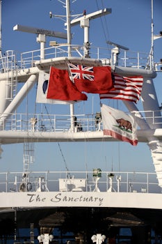 Flags of the Ruby Princess.