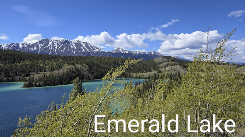 Emerald Lake, excursion from Skagway