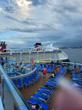 Disney ship next door