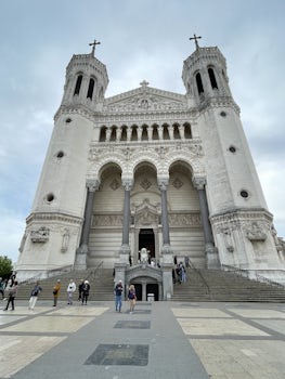 The basilica in Lyon. 