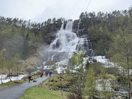 Tvindefossen Waterfall, Norway