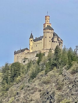 Castle along the Rhine river