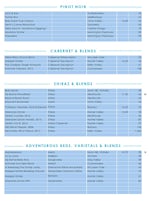 Waterfront (and general) winelist pt3